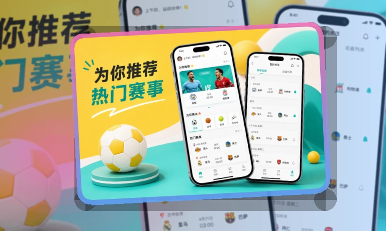 App重要比赛提醒预览